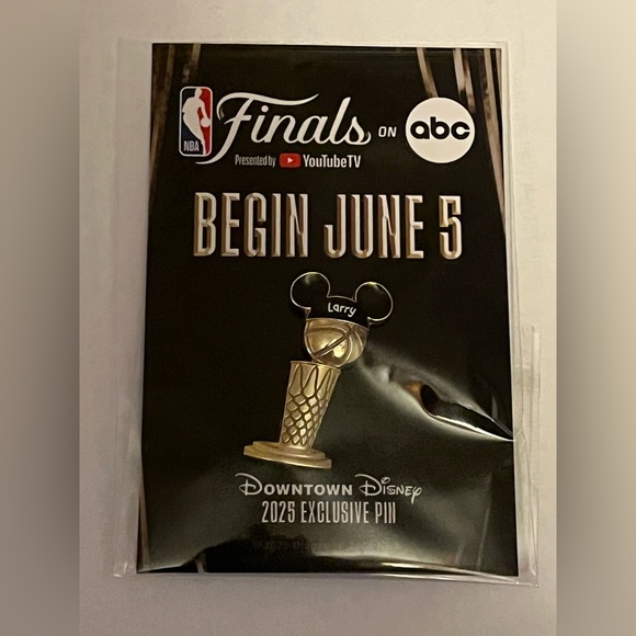 NBA Finals Larry O’Brien Pin - Picture 1 of 5